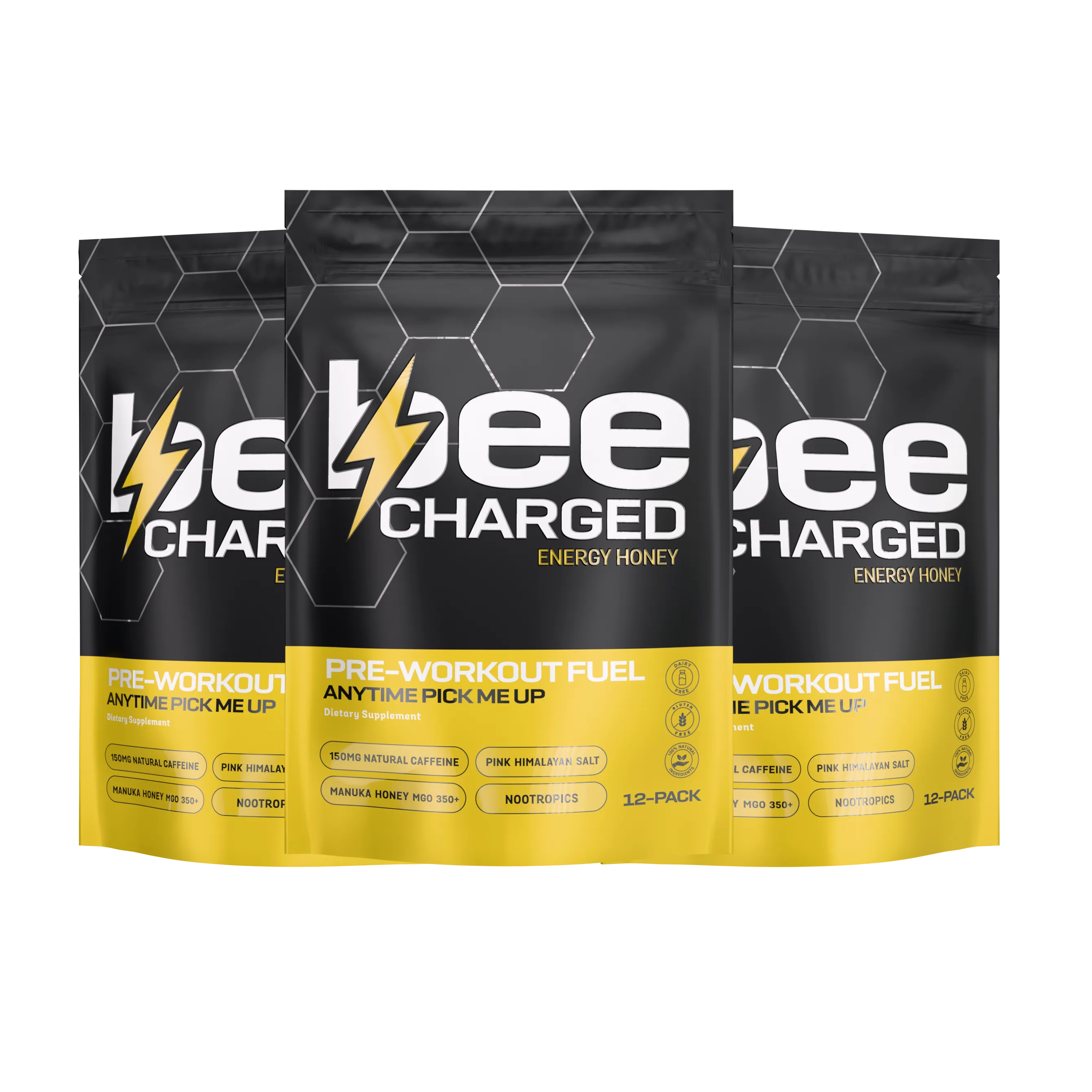 Bee Charged 12 Pack - 3 Bags