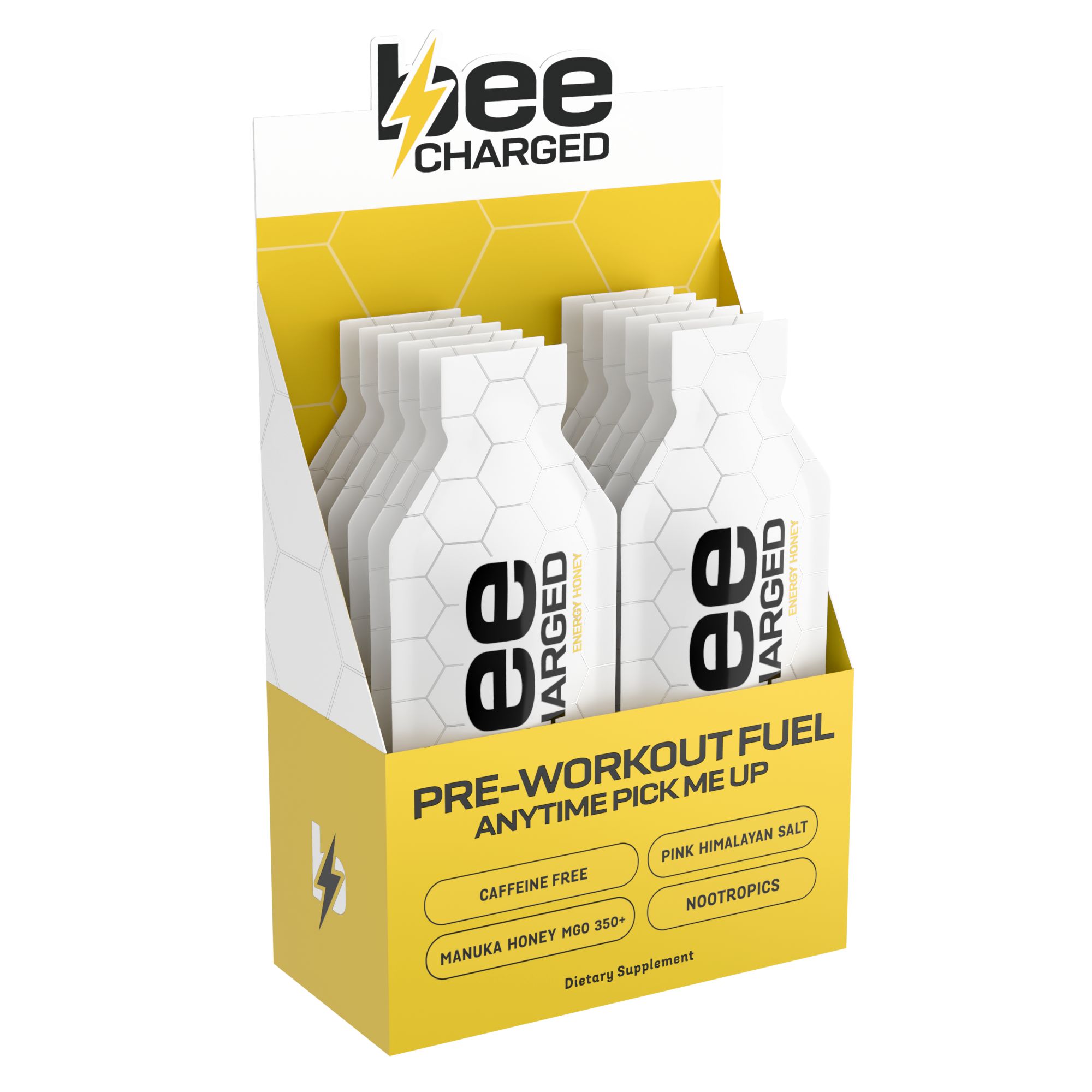Bee Charged Caffeine Free 12 Pack