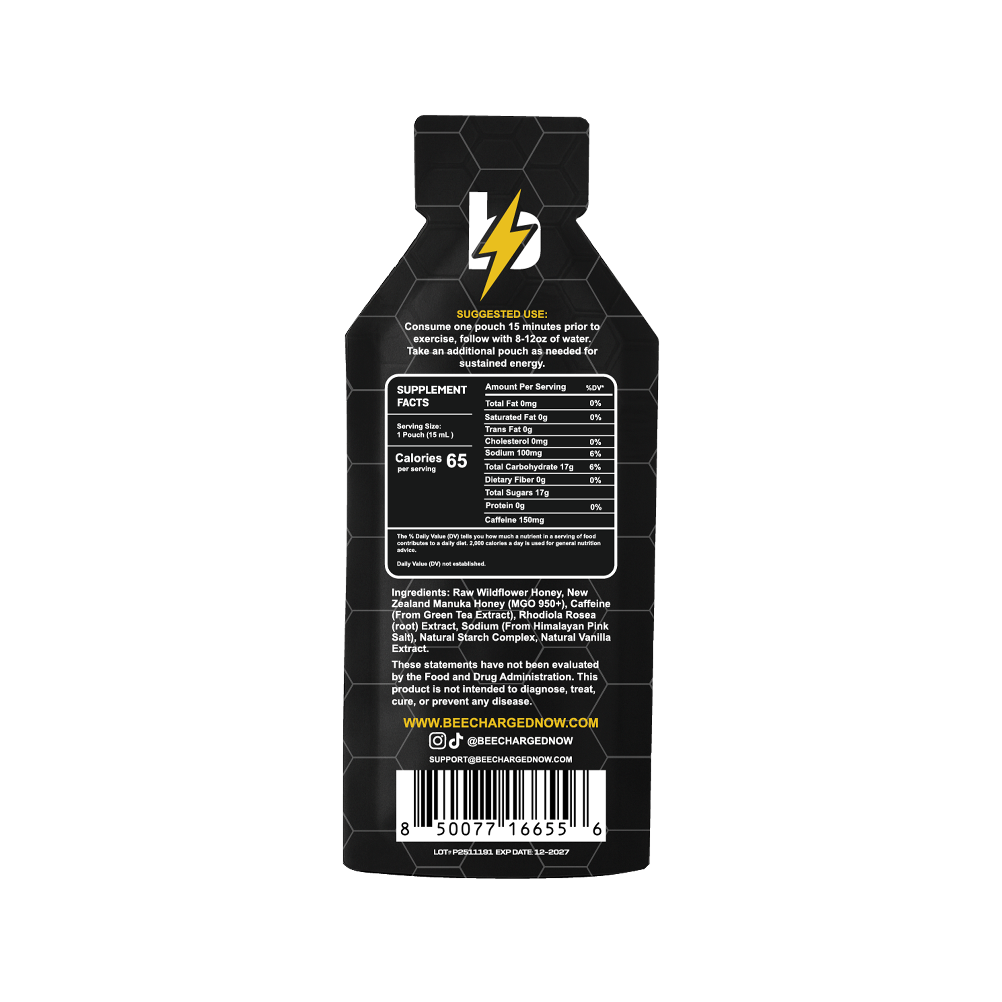 Bee Charged 12 Pack - 1 Bag